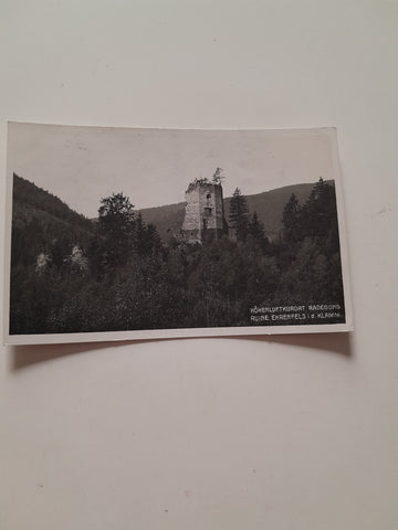 AK Radegund. Ruine Ehrenfels i.d. Klamm. (1931)