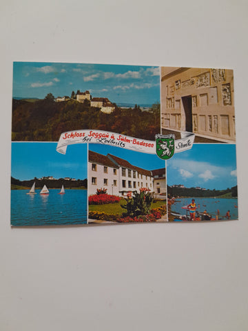 AK Schloss Seggau u. Sulm-Badesee bei Leibnitz.
