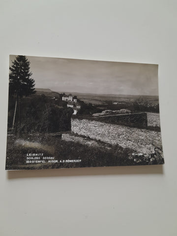 AK Leibnitz. Schloss Seggau Isistempel Ausgrabung  aus der Römerzeit.