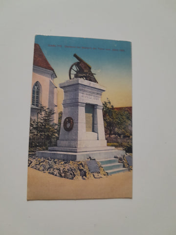 AK Gamlitz. Denkmal der Batterie der Toten vom Jahre 1866.
