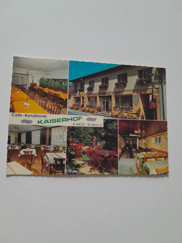 AK St. Veit am Vogau. Cafe Konditorei Kaiserhof.