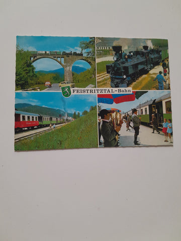 AK Feistritztal-Bahn. Schmalspurplan Weiz - Ratten.