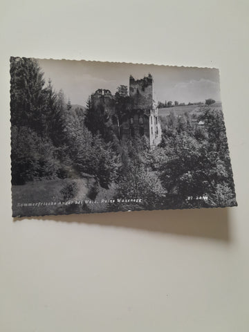 AK Anger bei Weiz. Ruine Waxenegg.