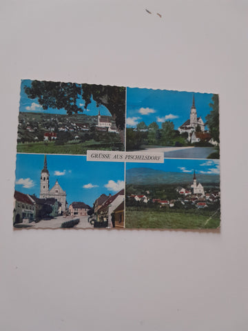 AK Grüsse aus Pischelsdorf.