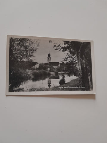 AK Idylle aus Hartmannsdorf.