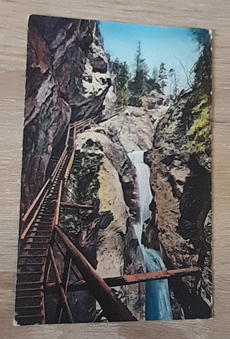 AK Der Grazer Alpenklubsteig durch die Bärenschützklamm.