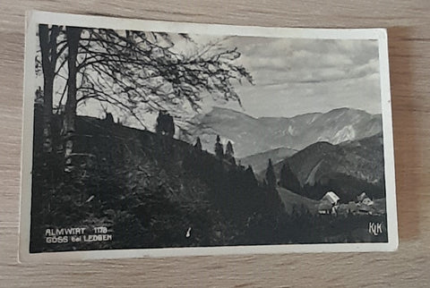 AK Almwirt. Göss bei Leoben. (1933)