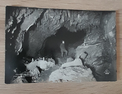 AK Lurgrotte Peggau. Zugang zur 3 Zinnengrotte.(1935)