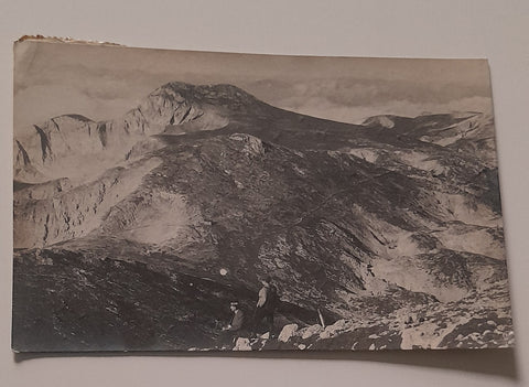 AK Blick vom Hochschwabgipfel gegen. Ferd. Fleischer Hütte.