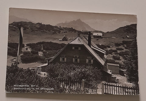AK Hochschwab. Sonnschienhütte.