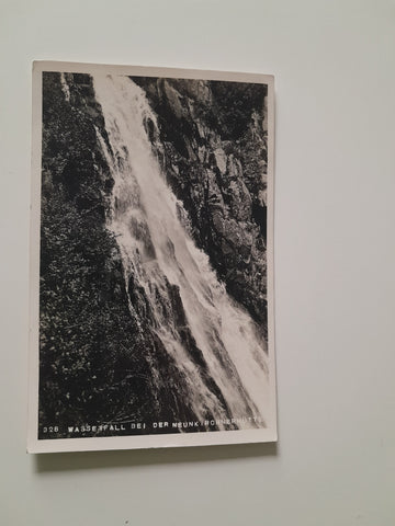 AK Wasserfall bei der Neunkirchnerhütte. (1931)