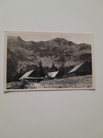 AK Jägerhaus im Schöttl mit Hohenwart. Wölzer Tauern.&nbsp;