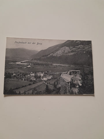 AK Teufenbach mit der Burg.