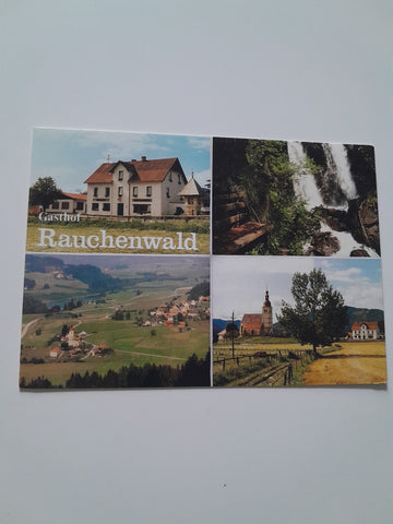 AK Mühlen, St. Helen 34. Gasthof Rauchenwald. Ludwig und Irmi Rauchenwald.