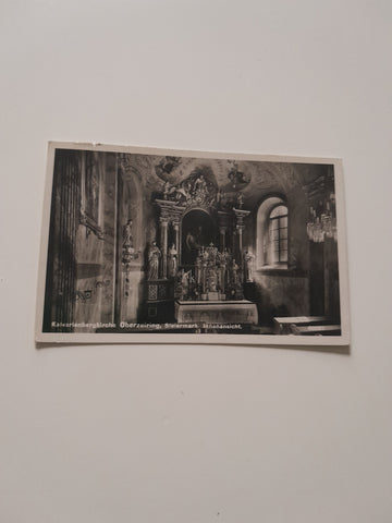 AK Kalvarienbergkirche Oberzeiring. Innenansicht. (1936)