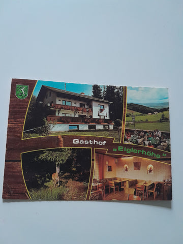 AK Weißkirchen, Reisstraße 68. Gasthof Eiglerhöhe. K. u. G. Bernreiter.