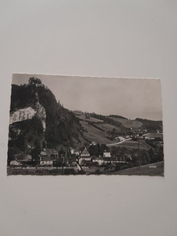 AK Ort und Ruine Eppenstein bei Weißkirchen. (1961)