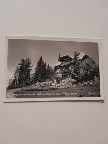 AK Alpl bei Krieglach. Rosegger's Waldheimat. Villa Waldhaus. (1941)