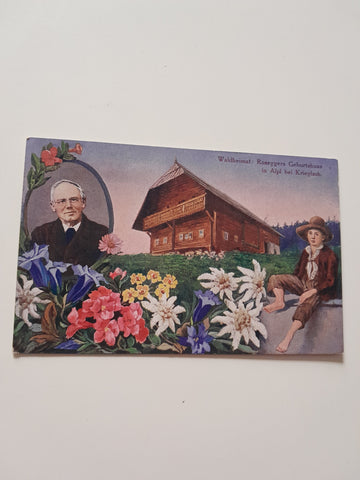 AK Waldheimat. Waldschule in Alpl bei Krieglach. (1925)