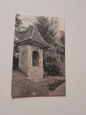 AK Wegkreuz am Wege nach Pürgg.