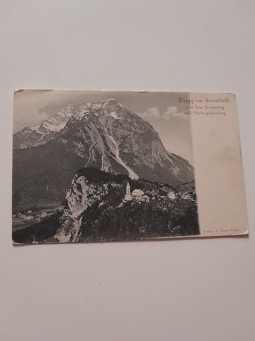 AK Pürgg mit dem Grimming und Untergrimming.