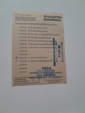 Drucksortenbestellkarte. Von WISA Erwin Wiedner Gebrauchtwarenhandel, Franz Josef Straße 6, Feldbach an Steierm.