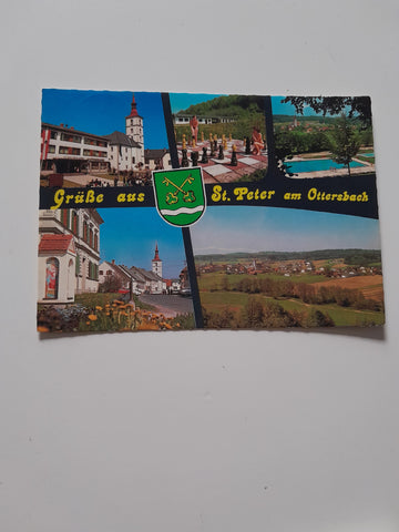 AK Grüsse aus St. Peter am Ottersbach.