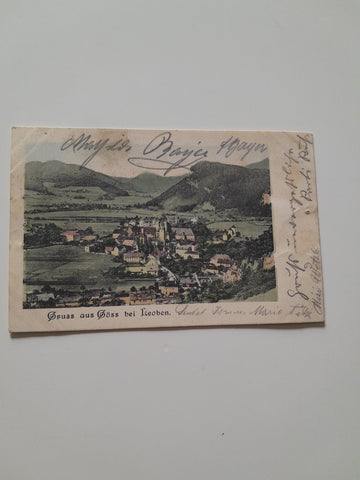 AK Gruss aus Göss bei Leoben.