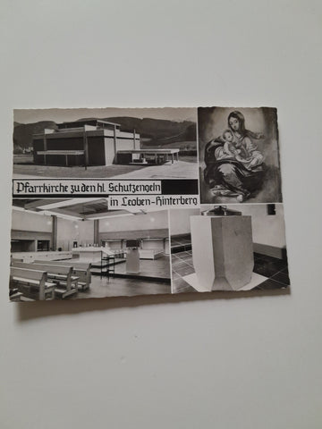 AK Leoben-Hinterberg. Pfarrkirche zu den hl. Schutzengeln.