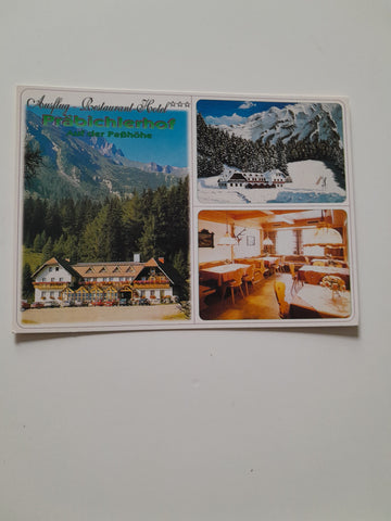 AK Vordernberg. Präbichlerhof. Auf der Paßhöhe Oskar Schey.