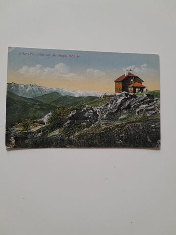 AK J. Hans Proslhütte auf der Mugel (1923)