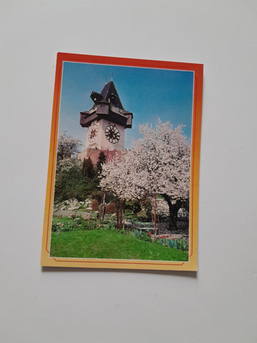 AK Uhrturm am Schloßberg von Graz.