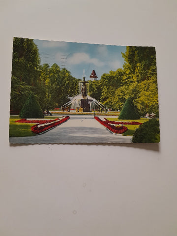 AK Graz. Stadtparkbrunnen, Uhrturm.
