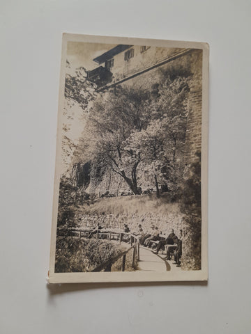 AK Graz im Frühling. Promenade am Schlossberg.