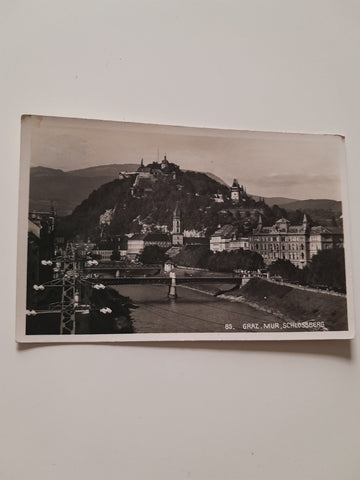 AK Graz. Mur Schlossberg. (1940)