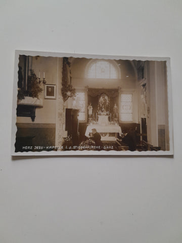 AK Graz. Stiegenkirche. Herz Jesu Kapelle.