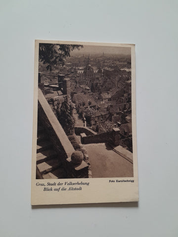 AK Graz Blick auf die Altstadt.