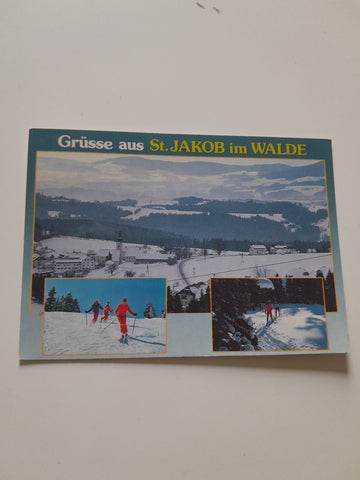 AK Grüße aus St. Jakob im Walde.