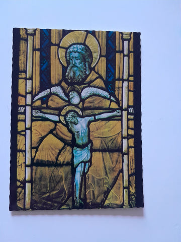 AK St. Leonhard bei Tamsweg. Gnadenstuhl aus dem Goldenen Fenster.