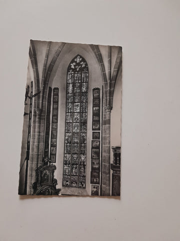 AK Tamsweg. St. Leonhardkirche. Gnadenstuhkfenster.