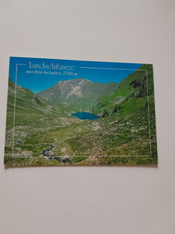 AK Landschitzsee mit Deichelspitze.