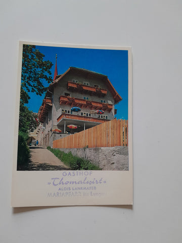 AK Mariapfarr. Gasthof Thomawirt. Bes. Alois Lankmayer.