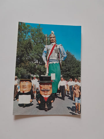 AK Mariapfarr. Samson mit Zwergen.