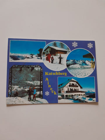 AK Wintersportgebiet Katschberg. Aineck.
