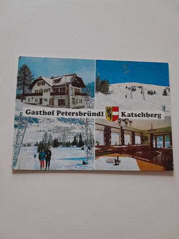 AK St. Michael am Katschberg. Gasthof Petersbründl. A. u. J. Karner.
