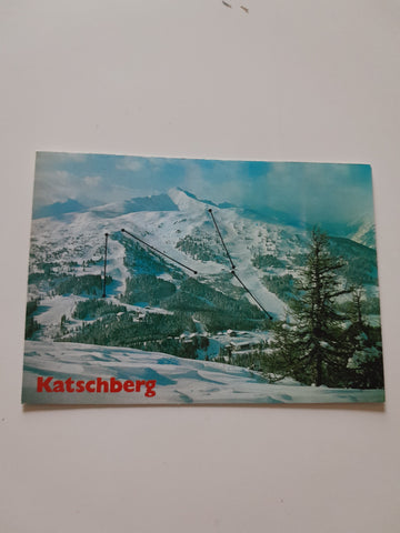 AK Wintersportgebiet Katschberg.