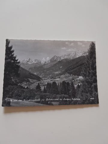 AK Blick von der Katschbergstraße ins Zederhaustal. (1966)