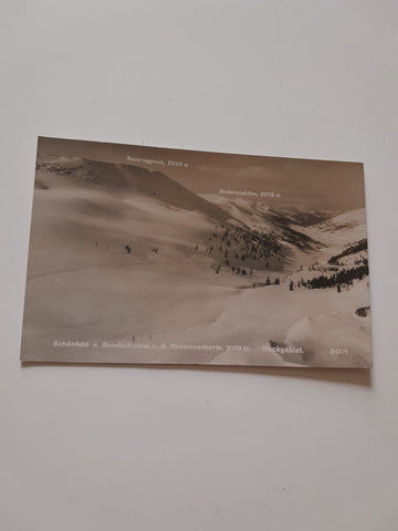 AK Schönfeld u. Bundschuhtal v.d. Rosaninscharte. Nockgebiet. (1941)