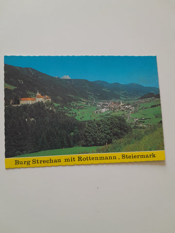 AK Burg Strechau mit Rottenmann.