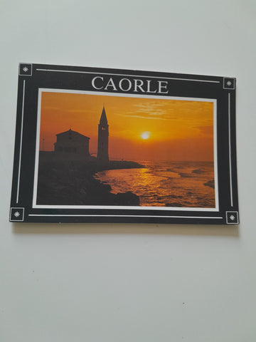 AK Caorle. Madonnina dell'Angelo. Tramonto.